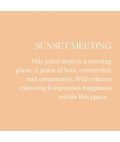 Earrings | Koorie Tales | Sunset Meeting | Domed Earrings | Short